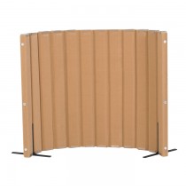 Quiet Divider® with Sound Sponge® 48″ x 6′ Wall – Natural Tan